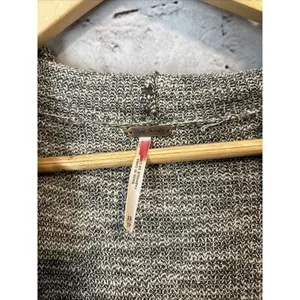 Free People Cardigan‎ Womens XS Open Front Hooded Sweater Grey thumbnail 2