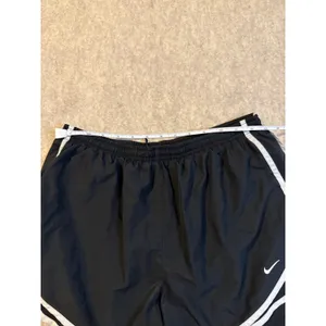 Nike Dri-FIT Tempo Running Shorts Black White Mesh Trim 716453-010 Womens Large thumbnail 4