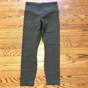 Athleta Garment Dye 7/8 Tight Legging Mountain Olive thumbnail 2