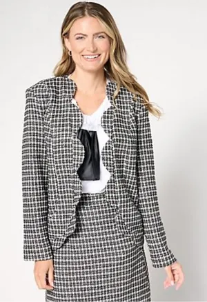 Chic‎ Black and White Skirt Set for Effortless Elegance Size XS thumbnail 1