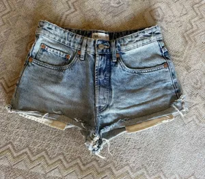 ZARA Denim Shorts High-Rise thumbnail 1