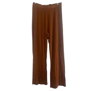 ✨SKIMS Sleep Jasper Drawstring Wide Leg Loungewear Burnt Orange Sz Med Pants✨ thumbnail 3