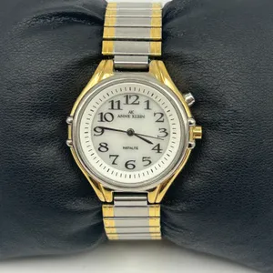 Anne Klein Women's Two Tone Indiglo Stainless Steel Watch Working New Battery thumbnail 2