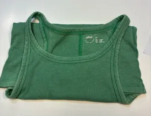Aerie Ribbed Tank Top Women’s Size M Sleeveless Stretch Comfort Casual green. thumbnail 1