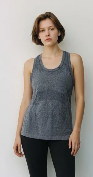 lululemon Swiftly Tech Racerback Tank Top Heathered Soot Light thumbnail 1