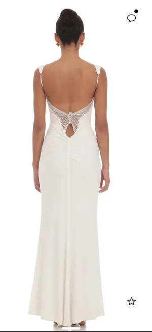 Lucy in the sky sequin Butterfly Maxi Dress thumbnail 1