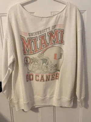 Hollister Off-The-Shoulder Sweatshirt thumbnail 1