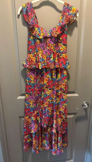 Show Me Your MuMu Reese Ruffle Dress thumbnail 4