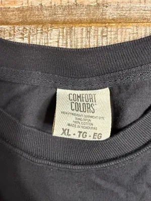 Comfort Colors Black Tee with Pastel Iridescent Ghosts thumbnail 2