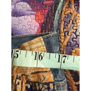 We The‎ Free Wide Leg Boho Paisley Print Jeans Size 31 thumbnail 6