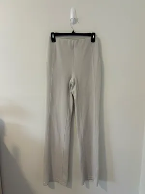 Lululemon Brushed Softstreme Ribbed Zip Flare Pants Size 6 thumbnail 3