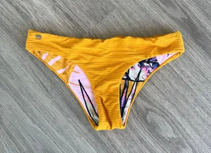 Maaji Yellow  Reversible Bikini Bottoms thumbnail 1