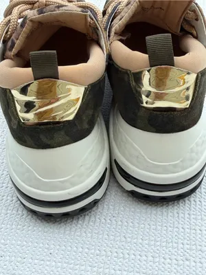 Steve Madden Cliff Sneakers Women 7 Camo Leopard Platform Lace Up Chunky Shoes thumbnail 7