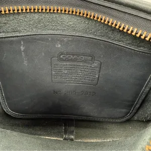 Vintage Coach Bonnie Cashin Era‎ Convertible Black Crossbody Wristlet Bag thumbnail 14
