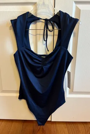 TJ Maxx Navy bodysuit thumbnail 1