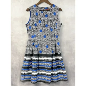 ISLE By Melis Kozan Bottomless Brunch Dress L Polka Dot Fit Flare Mod Pop Art thumbnail 15