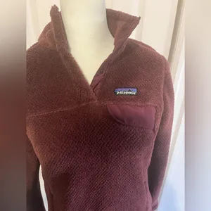 Patagonia Retool T-Snap Pullover Burgundy Extra Small thumbnail 4