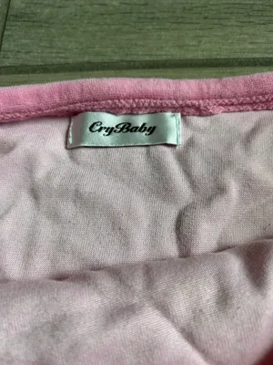 Cry Baby Casual Pink Drawstring Mini Skirt thumbnail 2