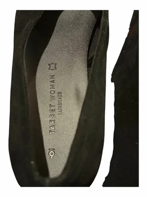 Target Woman ‘Luxe Base’ Black Suede Leather Pointed-Toe Flats Size 6 NWT thumbnail 4