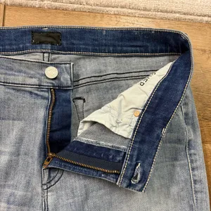 MOTHER The Dropout Jeans in Clear As Day Women’s Sz 27 Raw Hem Light Wash Cotton thumbnail 7