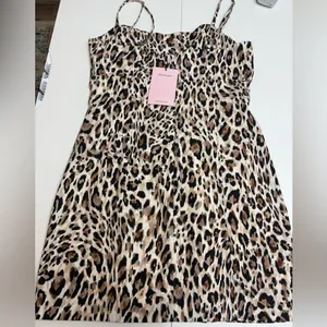 NWT Avec Les Filles Animal Print Mini Summer Dress size 12 thumbnail 10