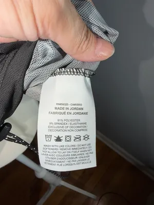Nike oversized Black Gray Tropical Print Lightweight Hoodie thumbnail 8