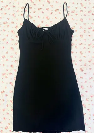 Princess Polly Black Slow Dancing Mini Dress thumbnail 1