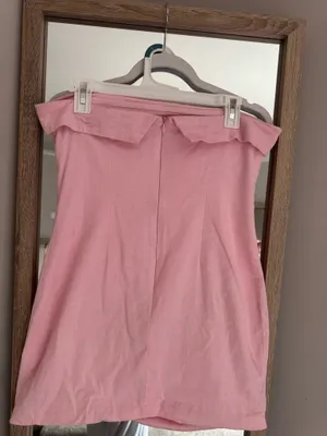 Strapless Pink Mini Dress thumbnail 3