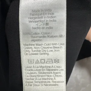 Madewell Black Cotton Relaxed Oversize Tee Size S Short Sleeve Minimalist Basic thumbnail 4