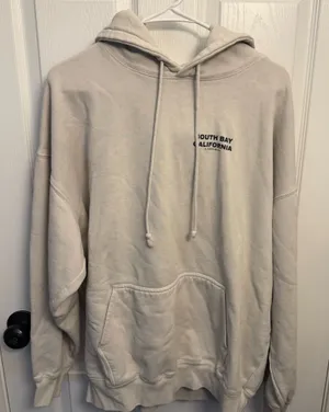 Brandy Melville South Bay California Off the Lip Oversized Hoodie thumbnail 1