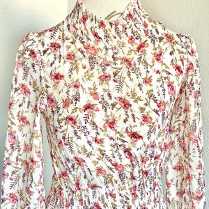 Princess Polly Dress Sz 2 Mini Floral Ruffle Tiered Sheer Whimsical Coquette thumbnail 6