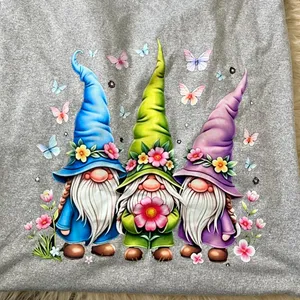 Cute Gnome Graphic Plus Size Tee T-shirt 2X thumbnail 2