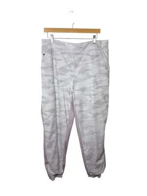 Athleta Brooklyn Lined Camo Jogger Lavender Size 16 Lightweight Travel Pant thumbnail 3