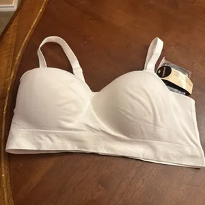 Truekind Supportive Comfort Wireless Shaping Bra White/Sizes XL NWT thumbnail 2