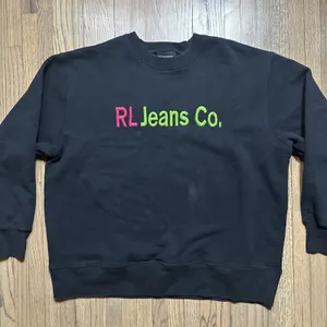 Vintage Polo Ralph Lauren Jeans Sweatshirt Women's SZ M/L Y2K USA Spell Out thumbnail 2