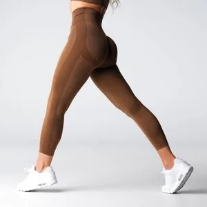 NVGTN Mocha Performance Seamless Leggings in mocha Size medium thumbnail 2