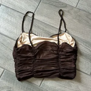 Cotton candy brown top Size M thumbnail 3