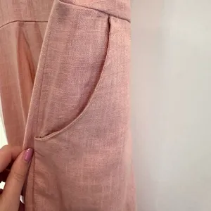 Princess Polly‎ Pink Wide Leg Sleeveless Jumpsuit Cotton Size US 4 V-Neck thumbnail 5