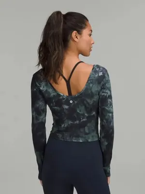 Lululemon Align Long Sleeve Shirt Size 2 in Diamond Dye thumbnail 2