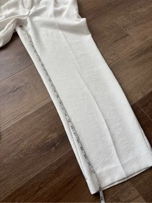 Wilfred Aritzia Cream Effortless Pant Size 2 thumbnail 4