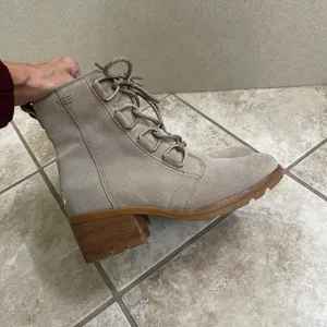Sorel‎ Women's Cate Lace Bootie Quarry Gum 2 Waterproof Leather Boot US 7.5 thumbnail 6