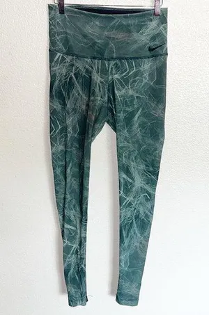 Nike Power Pocket Hyper Mesh Mint Tulle Training High Rise Tight thumbnail 1