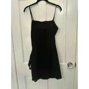 Princess‎ Polly Black Linen Wrap Dress size 6 EUC thumbnail 5
