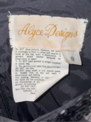 Alyce Designs Cascading Beads Formal Maxi Dress Gown 8 thumbnail 5