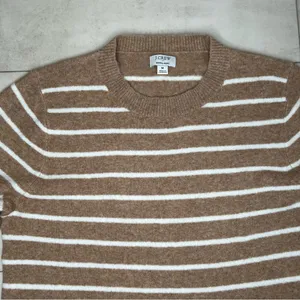 SOLD casual Striped crewneck‎ sweater in extra-soft yarn size M thumbnail 6
