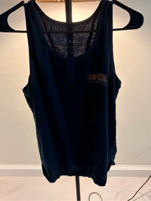 Rip Curl Women's Blue Graphic Tank Top thumbnail 1