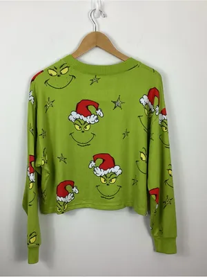 American Eagle Lounge Grinch Top Size Medium thumbnail 2