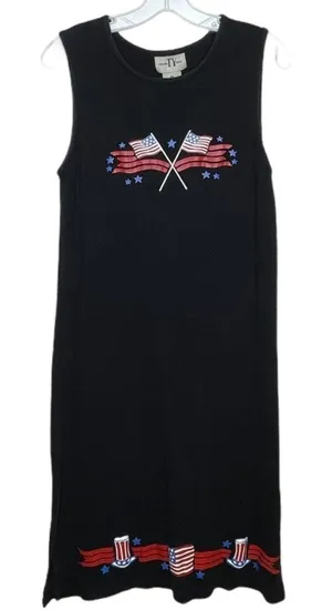 Vintage TY‎ Wear Dress American Flags thumbnail 1