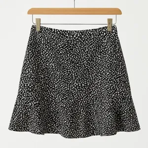 Abercrombie & Fitch Black and White Skater Mini Skirt thumbnail 2