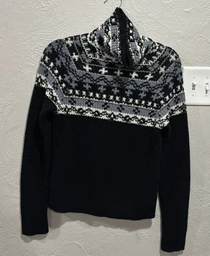Columbia Pine Street Jacquard Pullover Sweater Size Medium thumbnail 1